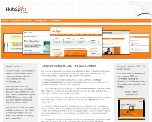 HubSpot template - Foxboro
