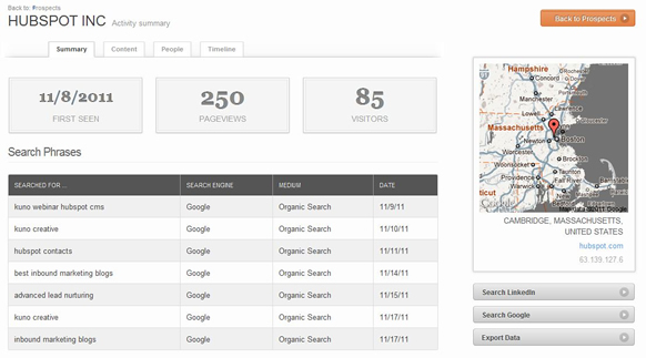 hubspot prospects tool