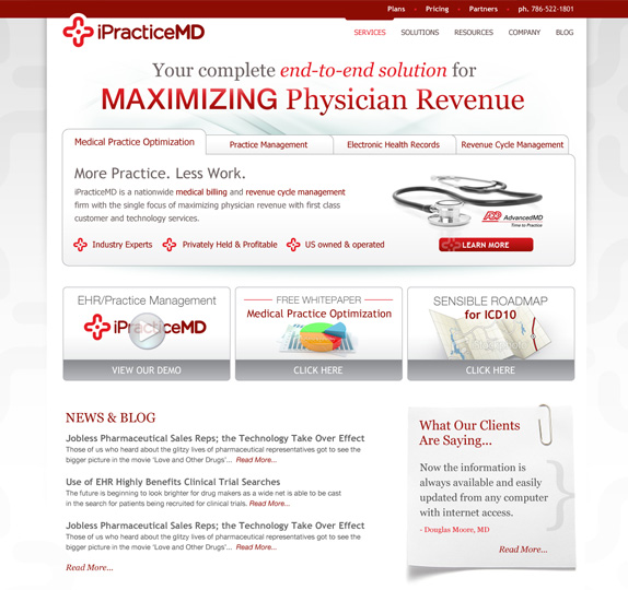View custom HubSpot design - iPractive MD