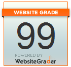 HubSpot website grader grade is 99 for Kuno Creative
