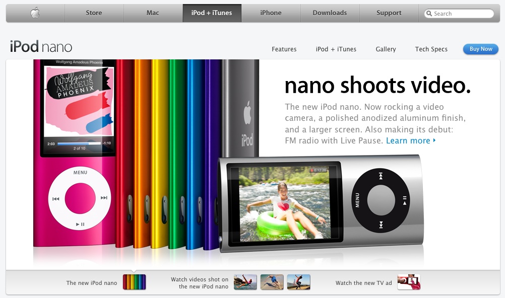 iPod Nano w/video