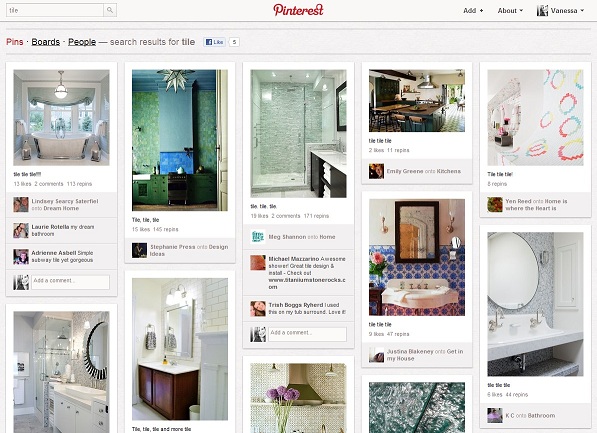 Tile Installer B2C Marketing on Pinterest