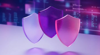 badges in abstract design