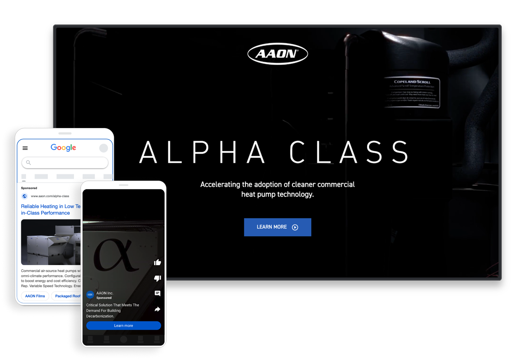 AAON Alpha Class page screenshot