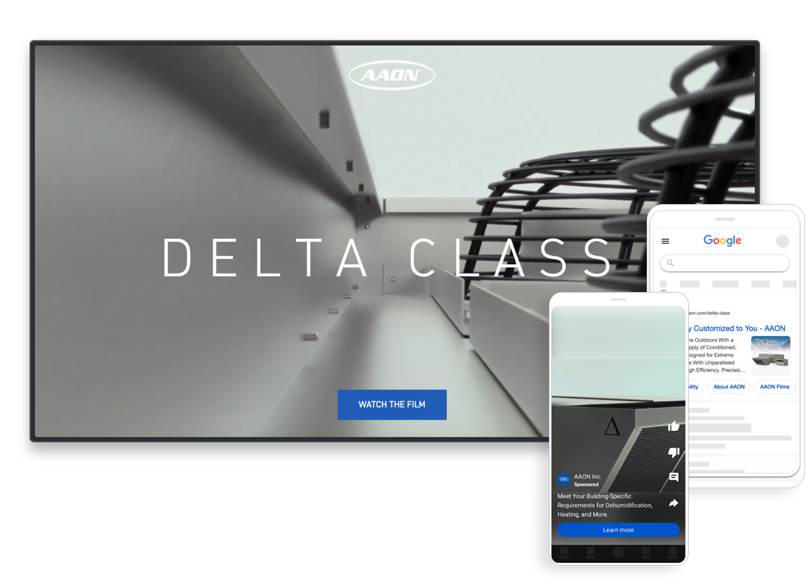 AAON Delta Class page screenshot