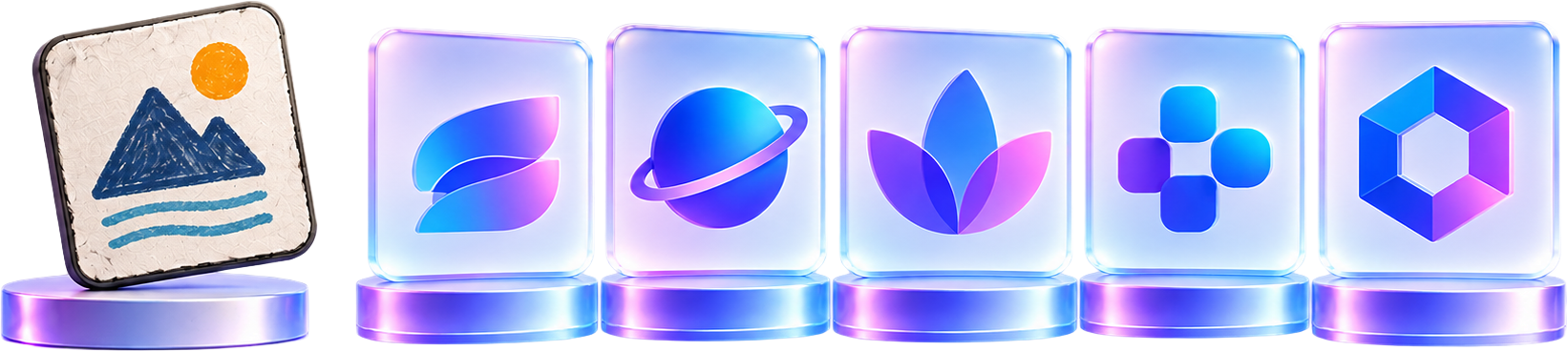 From Hand-Drawn to Glass Icons (1)
