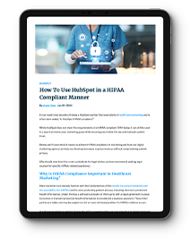 HubSpot-HIPAA-Compliance