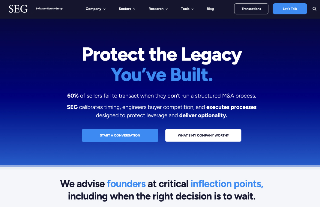 Software-Equity-Group-Website-Design