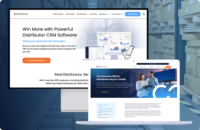 White-Cup-Success-Web-Design