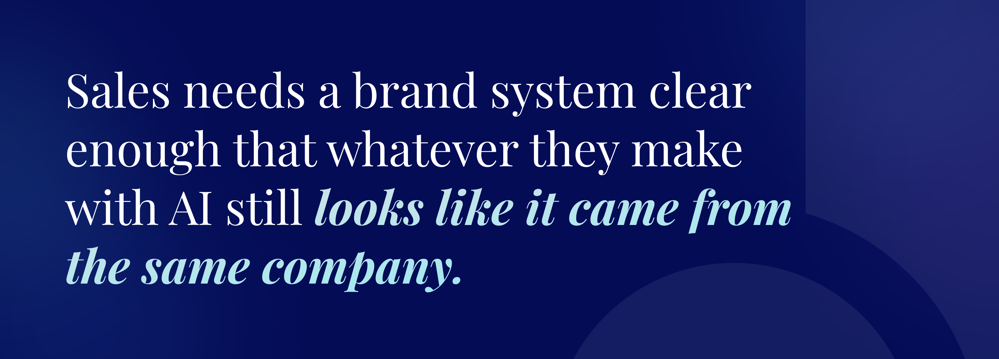 clear brand system