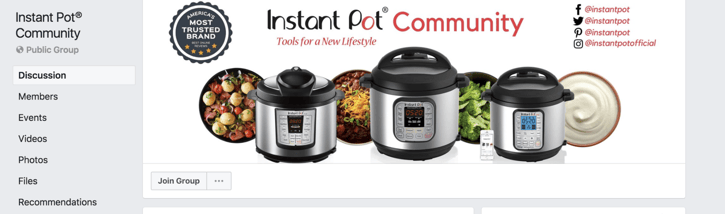 instant pot facebook