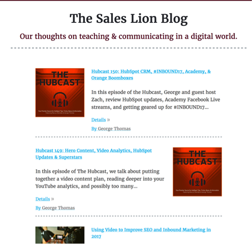 sales lion blog