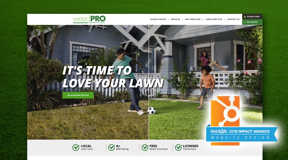 Weed Pro Increases Organic Leads 181% With Website Redesign